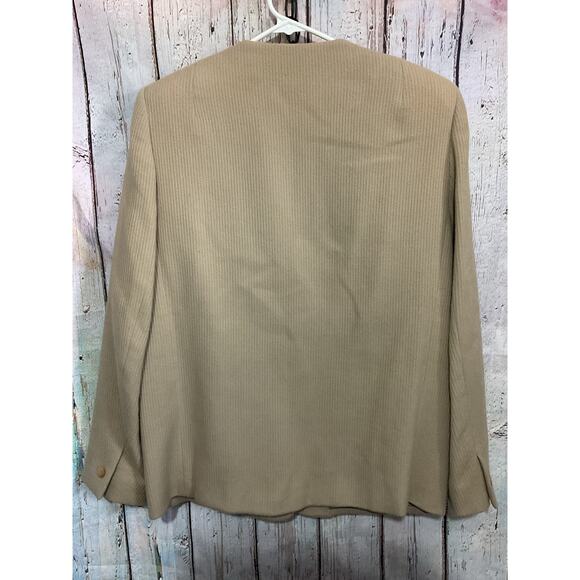 Vintage Anne Klein 11 Wool Cashmere Blazer Size 6 Union Made - Picture 6 of 9
